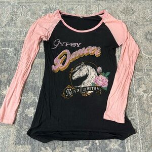 Spell Gypsy Dqncer Raglan Tee